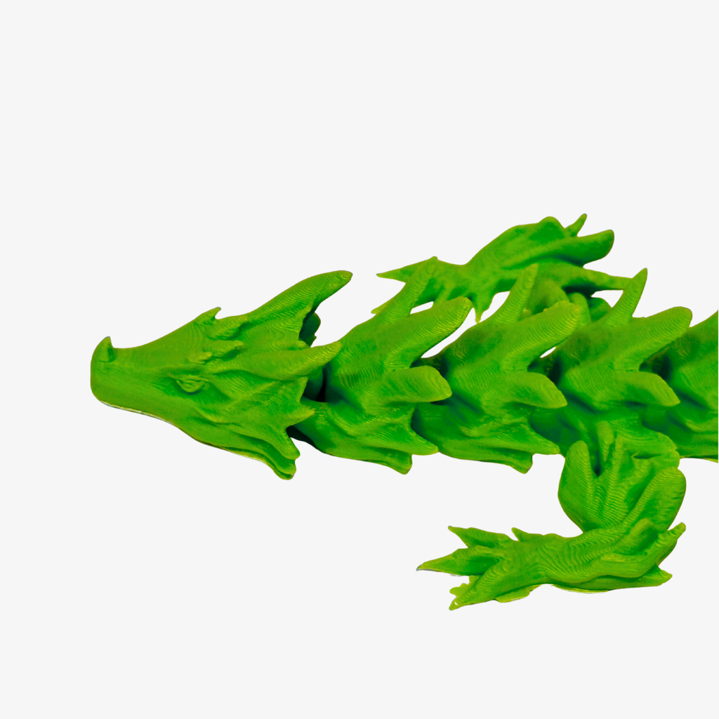 Grass Green Articulated Dragon – Bright, Playful, and Always Ready to Roam