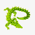 Grass Green Articulated Dragon – Bright, Playful, and Always Ready to Roam