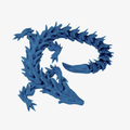 Royal Blue Articulated Dragon – Bold Color, Big Imagination